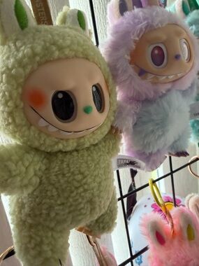 Plush Bunny Monster Doll - Pale Green - Unbranded